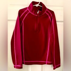 ☃️L.L.Bean Kids' WickedWarm Underwear Expedition-Weight Top S 8 Dark Mulberry ☃️